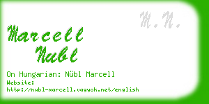 marcell nubl business card